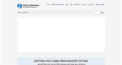 Desktop Screenshot of machsoftware.com